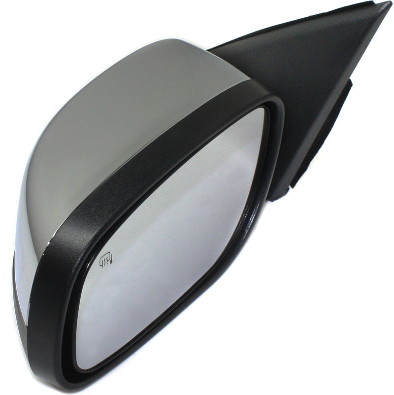 Driver Side Mirror, Power, Manual Folding, Heated, Chrome, With memory, With Puddle Light, Without Auto-Dimming, Without Blind Spot Feature | FO1320429