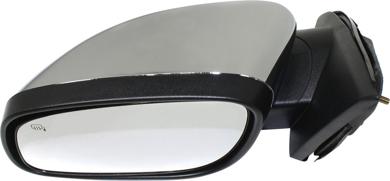 Driver Side Mirror, Power, Manual Folding, Heated, Chrome, With memory, With Puddle Light, Without Auto-Dimming, Without Blind Spot Feature | FO1320429