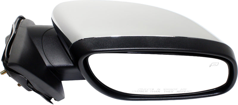 Passenger Side Mirror, Power, Manual Folding, Heated, Chrome, With memory, With Puddle Light, Without Auto-Dimming, Without Blind Spot Feature | FO1321429