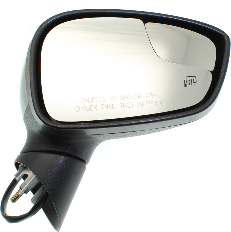Passenger Side Mirror, Power, Manual Folding, Heated, Paintable, W/o Signal Light, W/o memory, W/o Puddle Light, W/o Auto-Dimming, With Blind Spot Glass | FO1321459