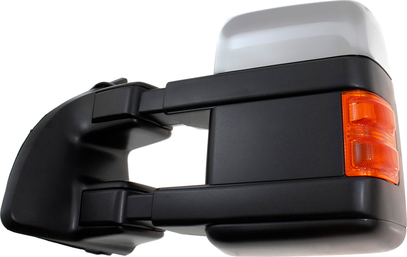 Driver Side Towing Mirror, Power, Power Folding, Heated, With 1 Chrome and 1 Cap, In-housing Signal Light, W/o memory, W/o Puddle Light and Auto-Dimming, With Blind Spot Glass | FO1320491,FO1320495