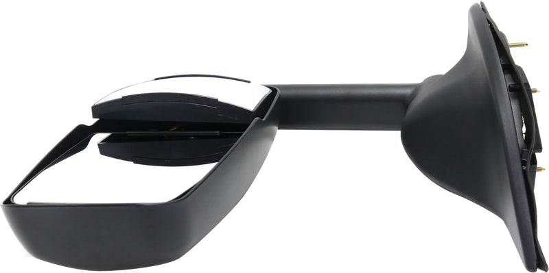 Passenger Side Towing Mirror, Manual Adjust, Manual Folding, Non-Heated,