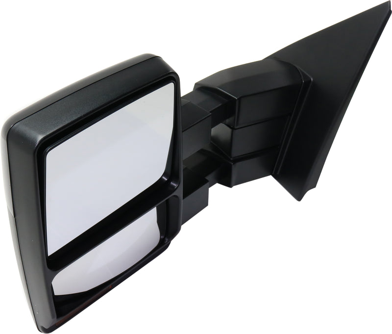 Driver Side Towing Mirror, Power, Manual Folding, Heated, , In-housing Signal Light, W/o memory, With Puddle Light, W/o Auto-Dimming, W/o Blind Spot Feature | FO1320387
