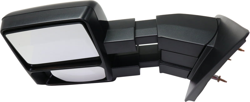 Driver Side Towing Mirror, Power, Manual Folding, Heated, , In-housing Signal Light, W/o memory, With Puddle Light, W/o Auto-Dimming, W/o Blind Spot Feature | FO1320387