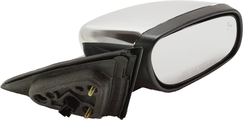 Passenger Side Mirror, Power, Manual Folding, Heated, Chrome, In-housing Signal Light, With memory, With Puddle Light, Without Auto-Dimming, With Blind Spot Detection in Glass | FO1321646