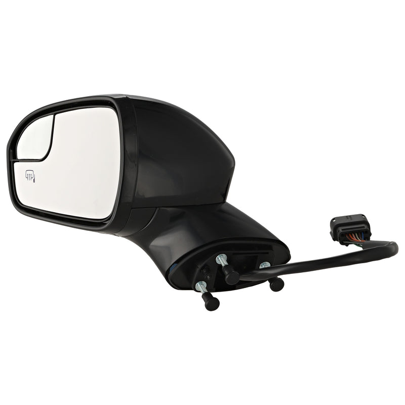 Driver Side Mirror Power Heated Manual Folding Paintable With Memory With Blind Spot Glass | FO1320542