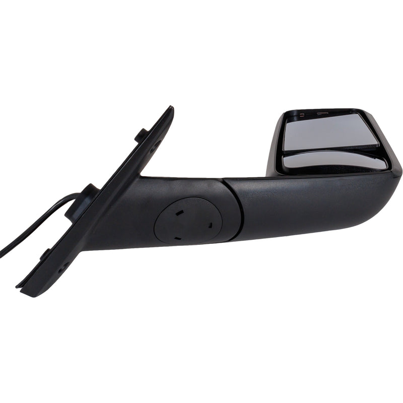 Passenger Side Mirror, Power, Heated, Manual Folding, Chrome