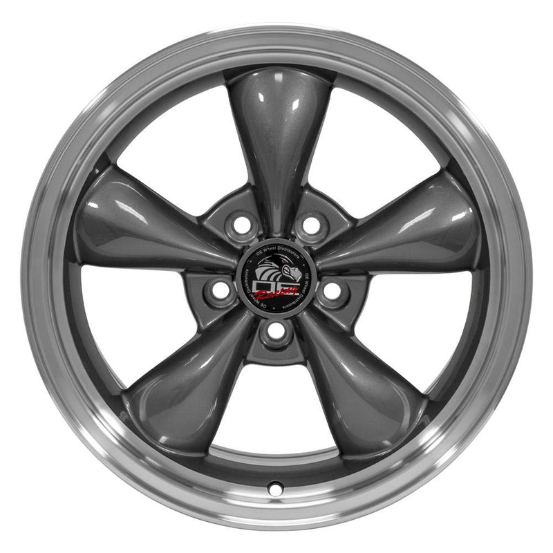 Wheel 17in Replica FR01 fits Ford Mustang Bullitt 17x9 Gunmetal