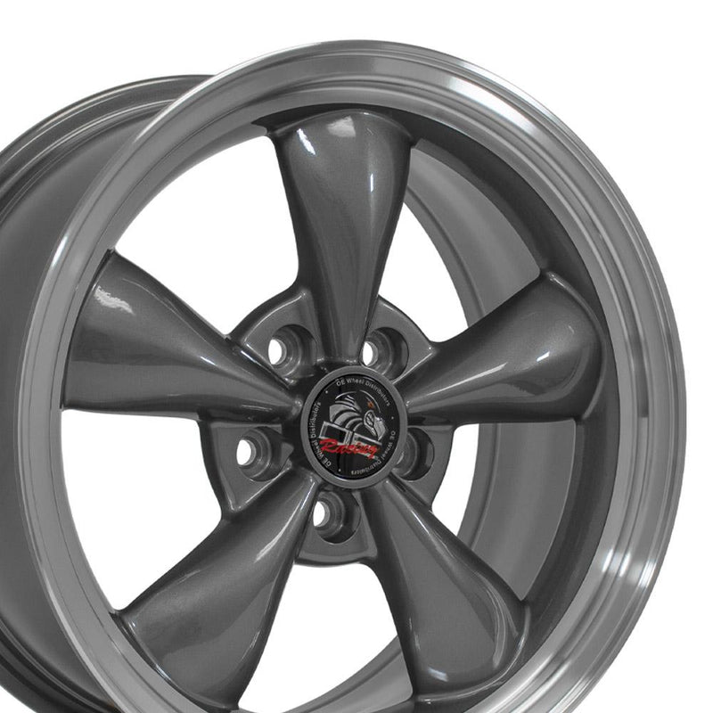 Wheel 17in Replica FR01 fits Ford Mustang Bullitt 17x9 Gunmetal