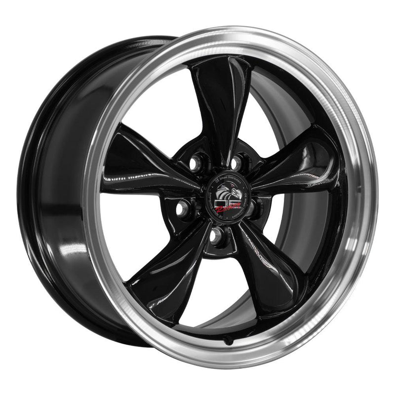 Wheel 17in Replica FR01 fits Ford Mustang Bullitt 17x8 Black