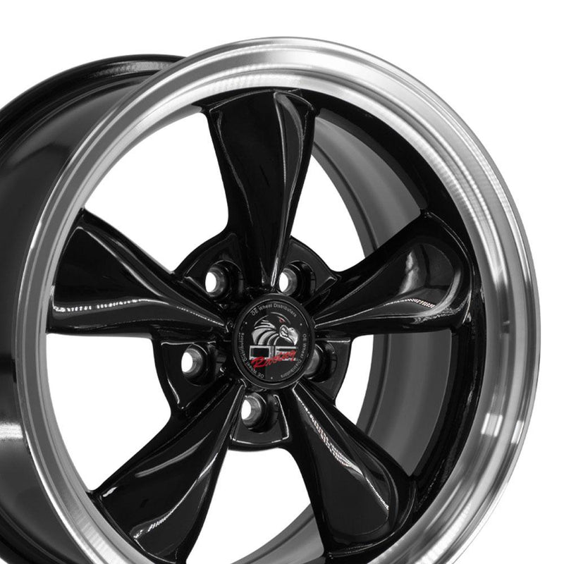 Wheel 17in Replica FR01 fits Ford Mustang Bullitt 17x8 Black