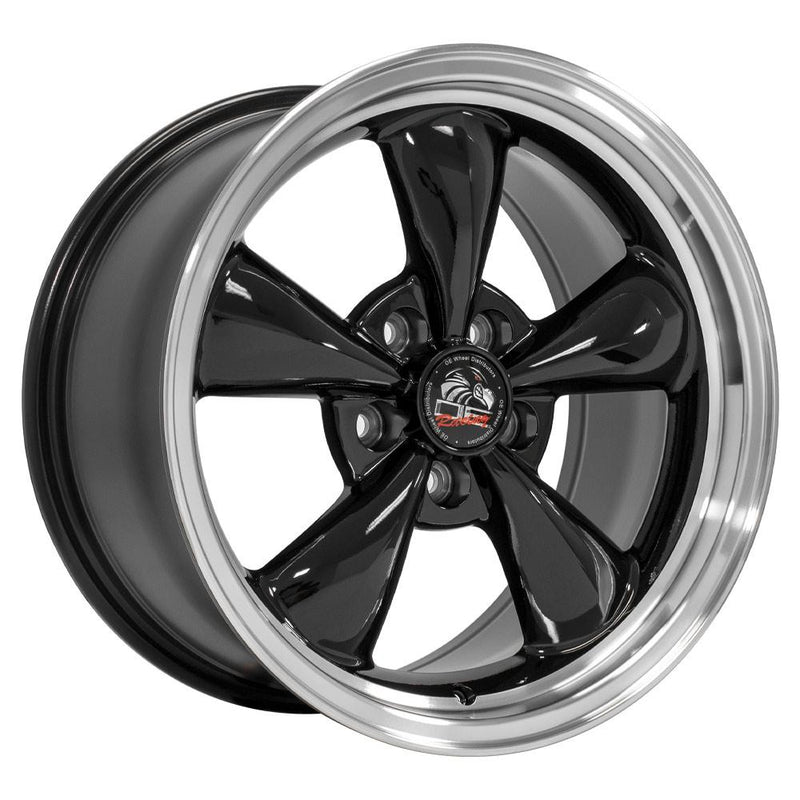Wheel 17in Replica FR01 fits Ford Mustang Bullitt 17x9 Black