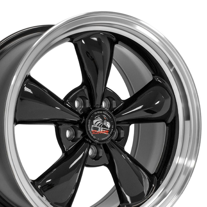 Wheel 17in Replica FR01 fits Ford Mustang Bullitt 17x9 Black