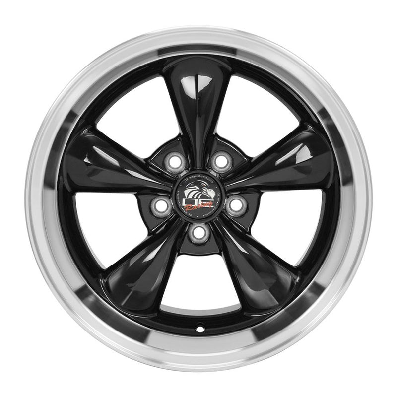 Wheel 17in Replica FR01 fits Ford Mustang Bullitt 17x10.5 Black