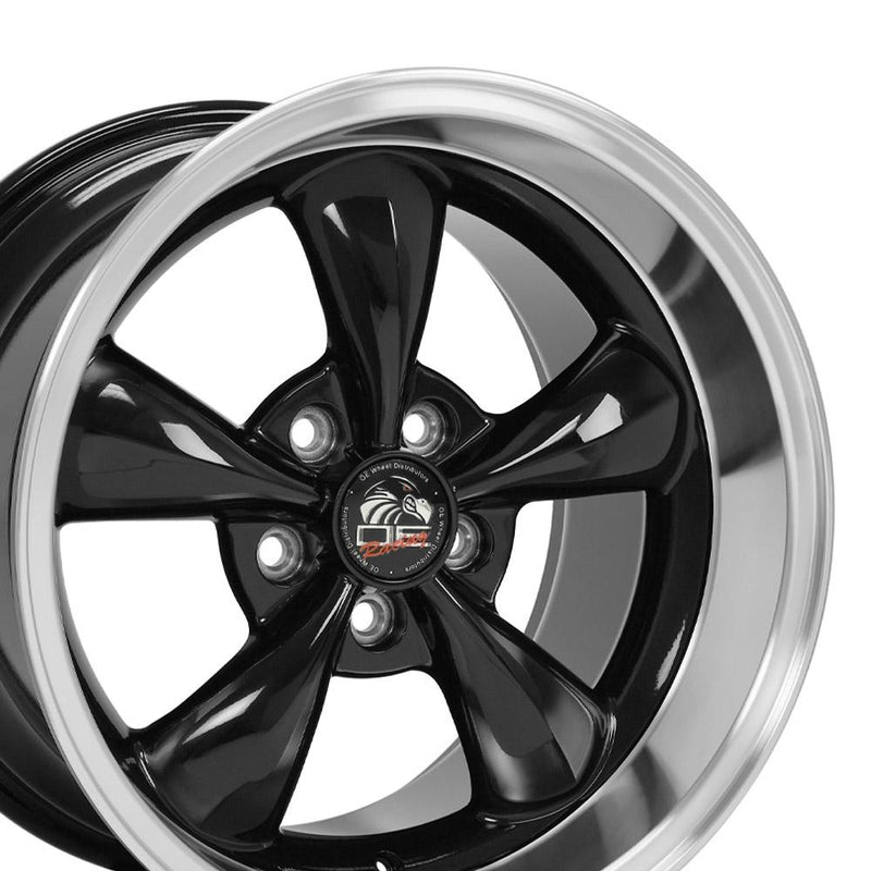 Wheel 17in Replica FR01 fits Ford Mustang Bullitt 17x10.5 Black