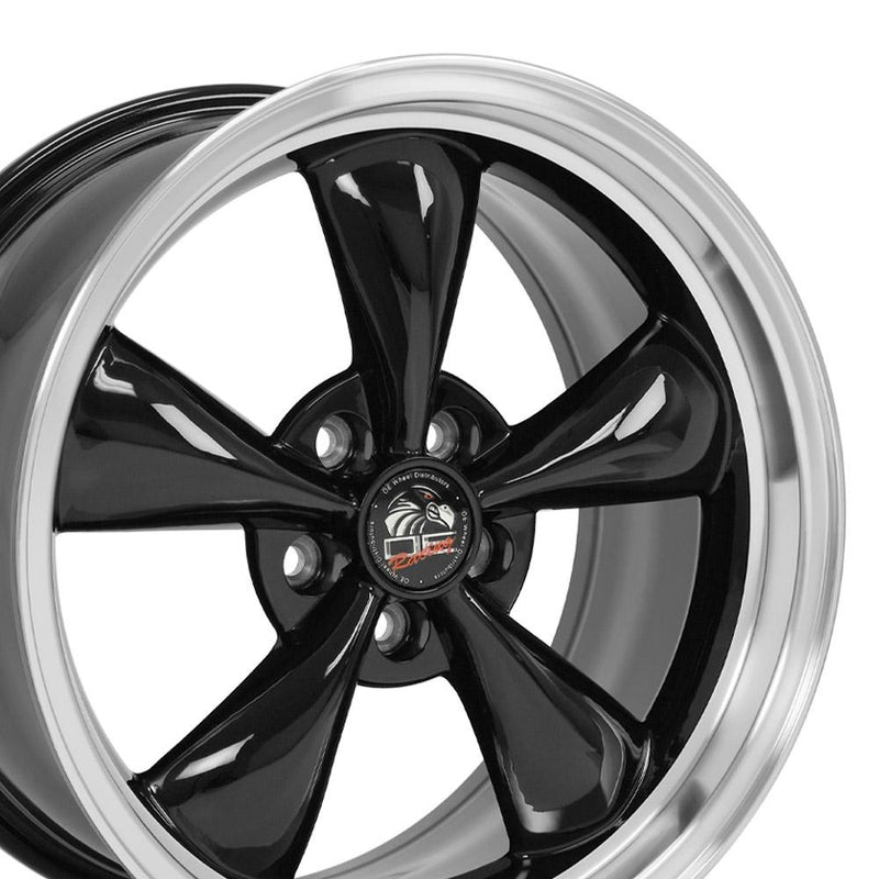 Wheel 18in Replica FR01 fits Ford Mustang Bullitt 18x9 Black