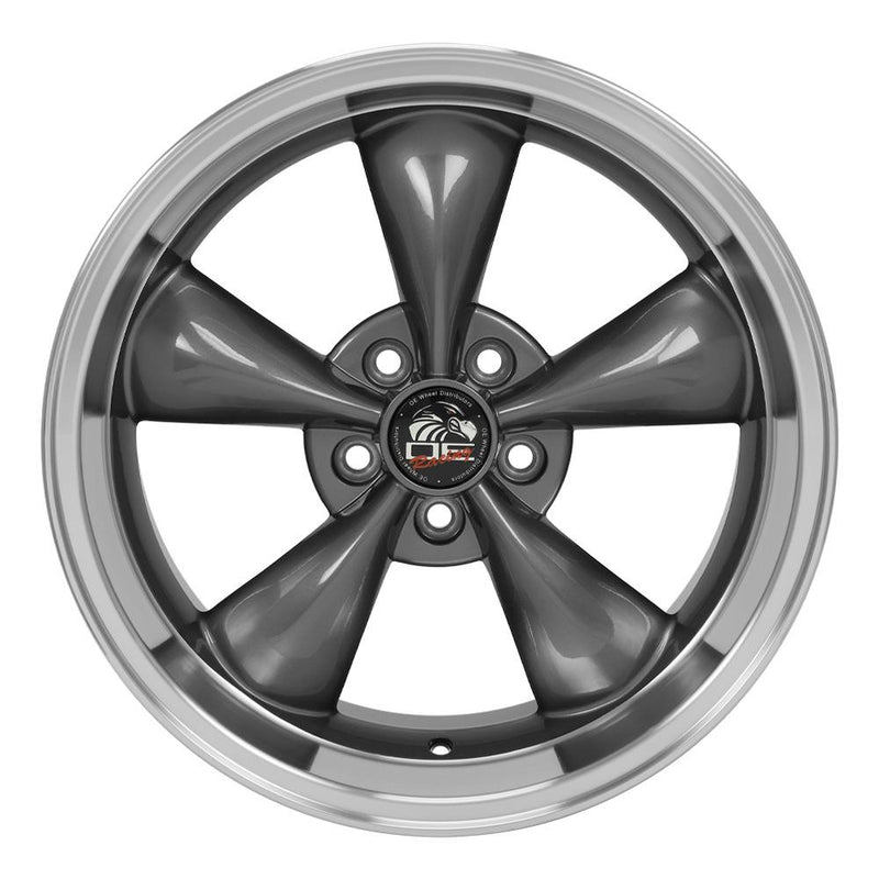 Wheel 18in Replica FR01 fits Ford Mustang Bullitt 18x10 Gunmetal