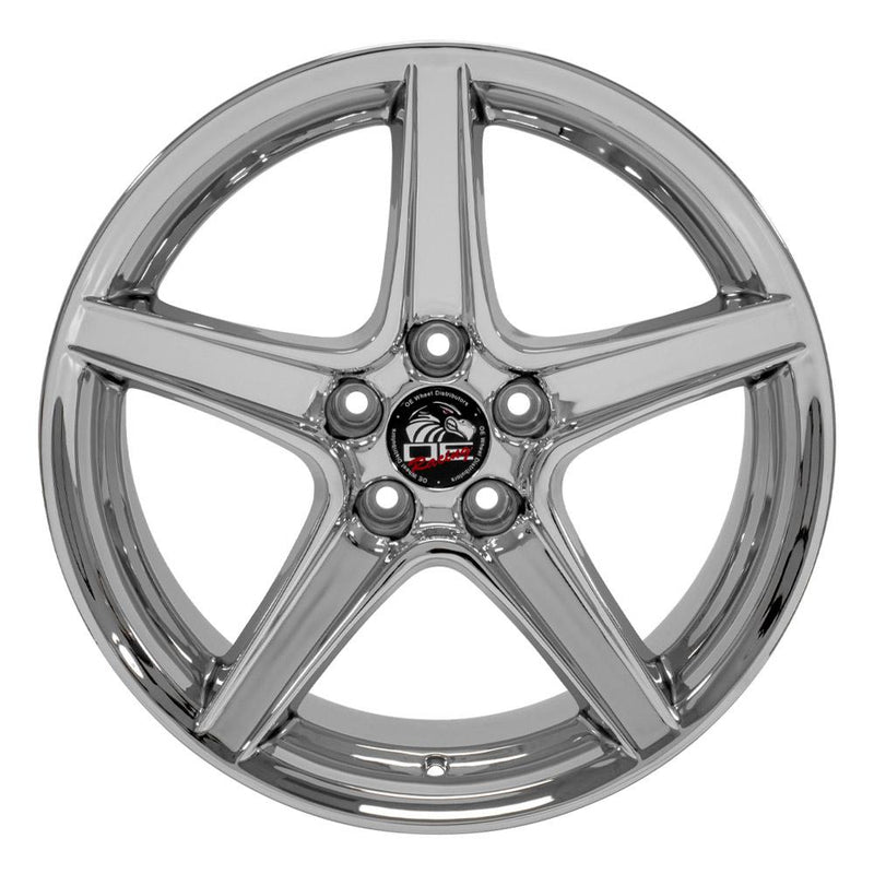 Wheel 18in Replica FR06B fits Ford Mustang Saleen 18x10 Chrome