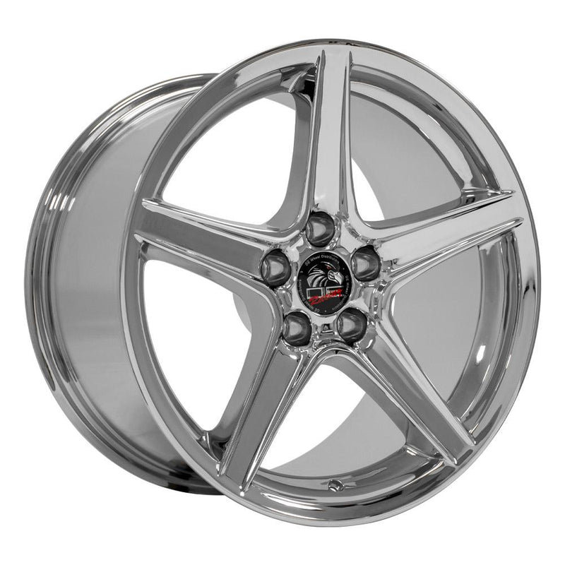Wheel 18in Replica FR06B fits Ford Mustang Saleen 18x10 Chrome
