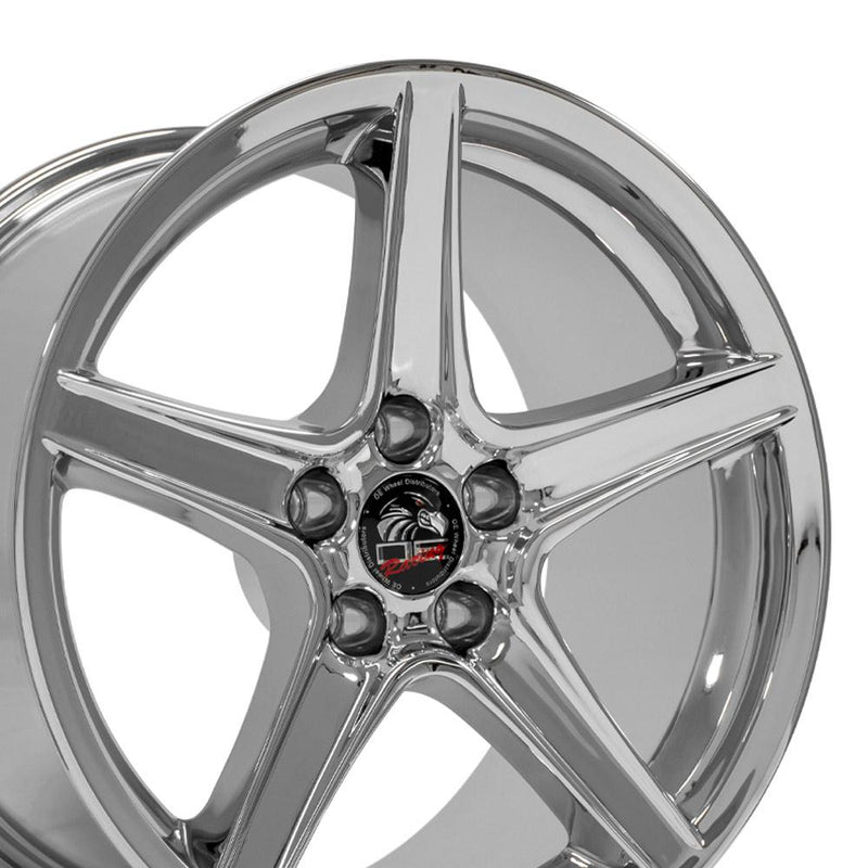 Wheel 18in Replica FR06B fits Ford Mustang Saleen 18x10 Chrome