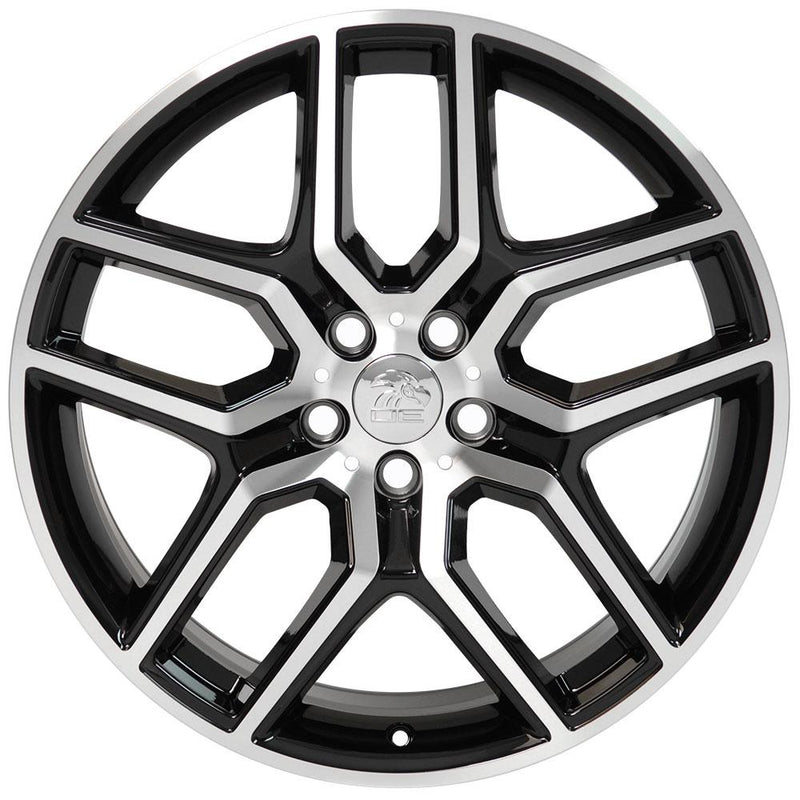Wheel 20in Replica FR73 fits Ford Explorer 20x9 Black Machined