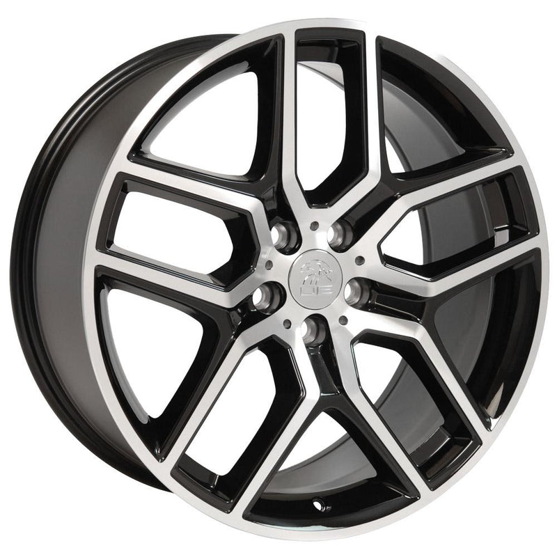 Wheel 20in Replica FR73 fits Ford Explorer 20x9 Black Machined