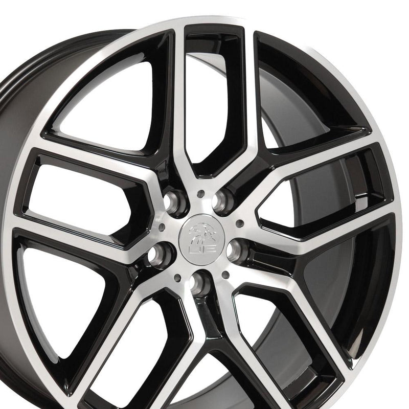 Wheel 20in Replica FR73 fits Ford Explorer 20x9 Black Machined