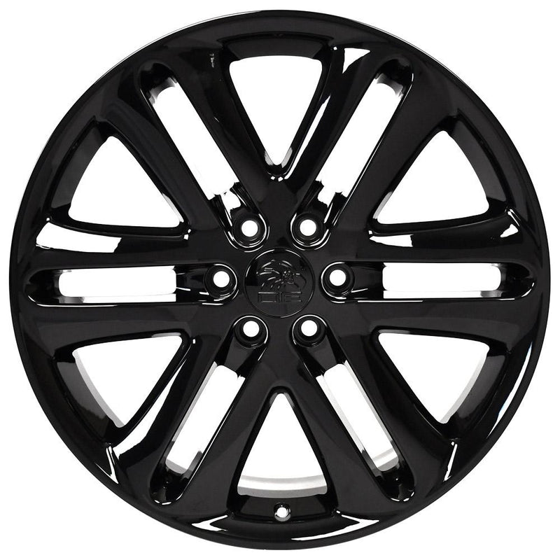 Wheel 22in Replica FR76 fits Ford F150 22x9 Gloss Black