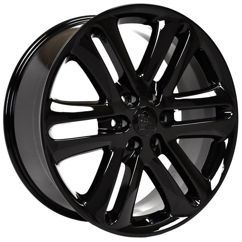 Wheel 22in Replica FR76 fits Ford F150 22x9 Gloss Black