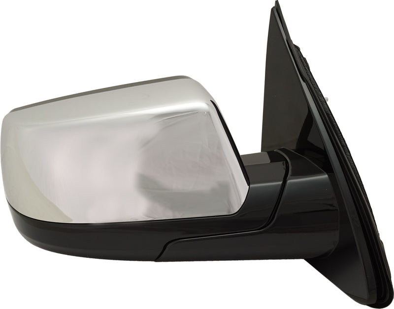 Passenger Side Mirror, Power, Heated, Power Folding, Chrome,