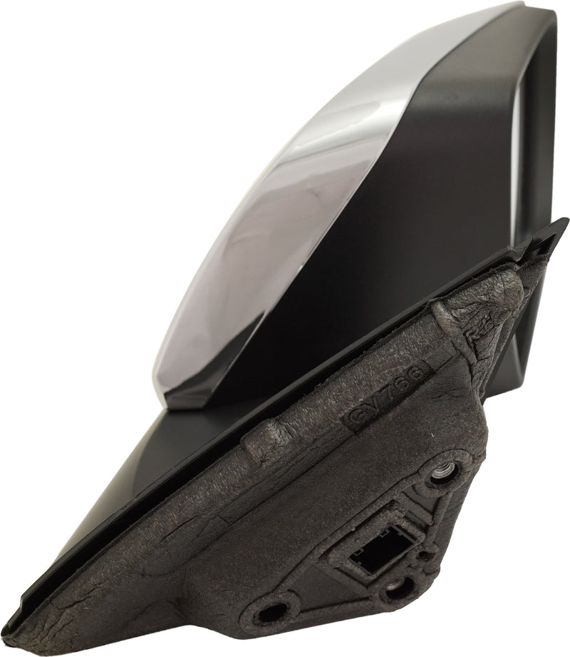 Passenger Side Mirror, Power, Manual Folding, Heated, Chrome, In-housing Signal Light, With memory, With Puddle Light, W/o Auto-Dimming, With Blind Spot Light in Housing | GM1321641