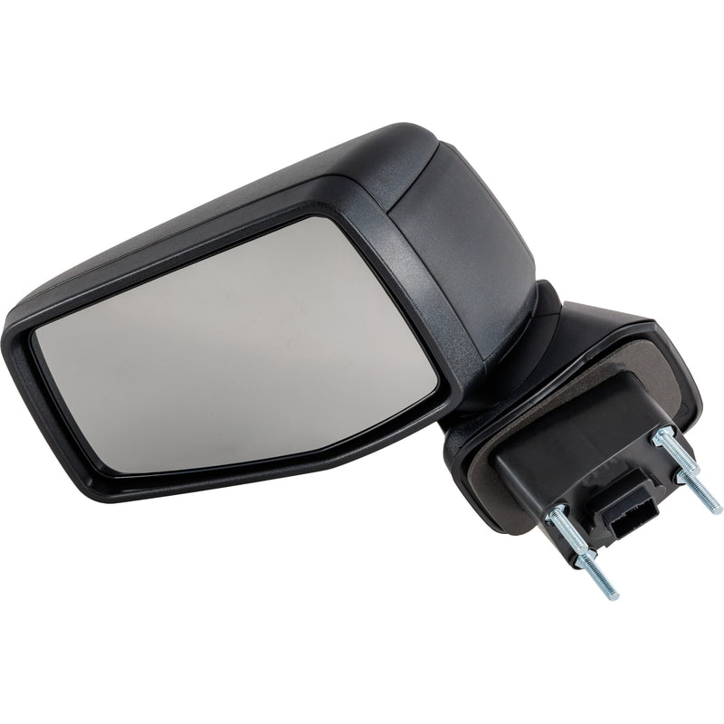 Driver Side Mirror, Non-Towing, Power, Manual Folding, Heated, Textured Black, W/o Signal Light | GM1320649