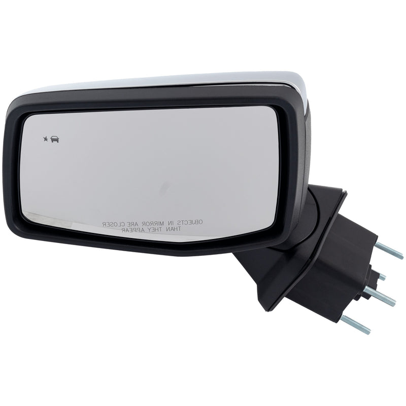 Driver Side Mirror Power Manual Folding Heated Chrome In-Housing Signal Light W/o Memory Puddle Light and Auto-Dimming With Blind Spot Glass | GM1320587