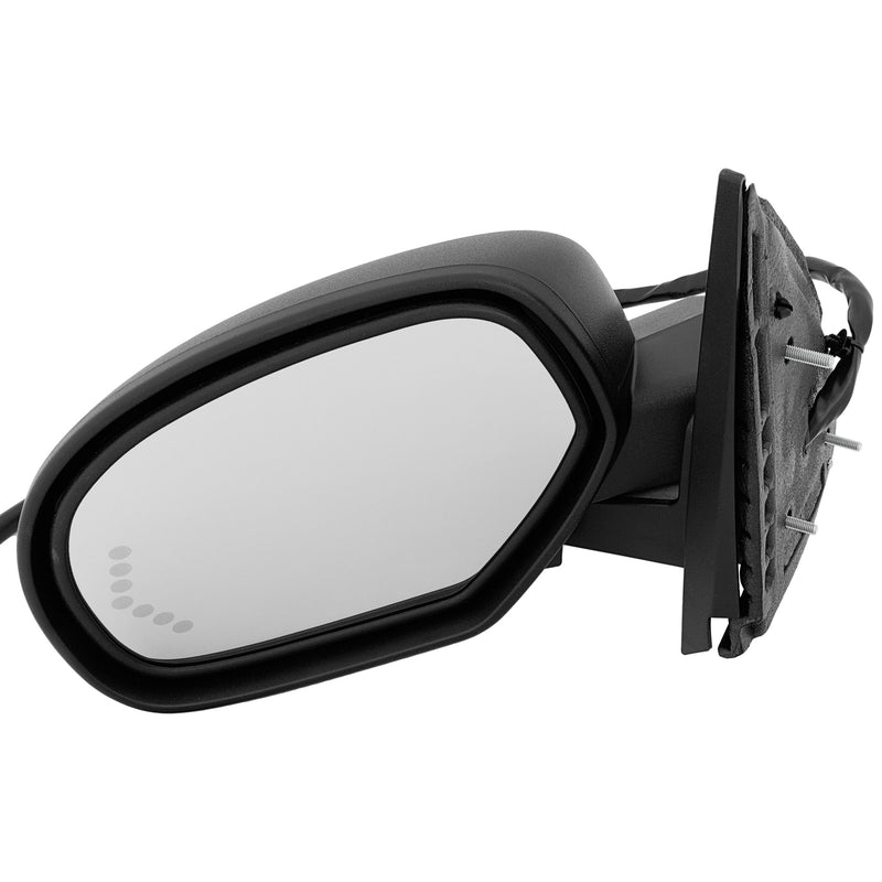 Driver Side Mirror With Auto-Dimming Power Heated Power Folding Textured Black In-glass Signal Light With Memory With Puddle Light | GM1320324