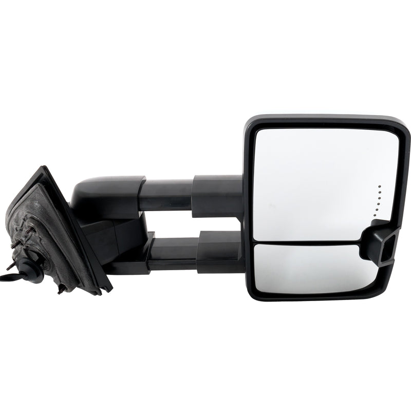 Passenger Side Mirror, Power, Manual Folding, Heated, Chrome, With Spotlight, OAT Sensor and Marker Lamp, W/o Blind Spot Detection, Memory, Auto-Dimming and Puddle Light | GM1321513