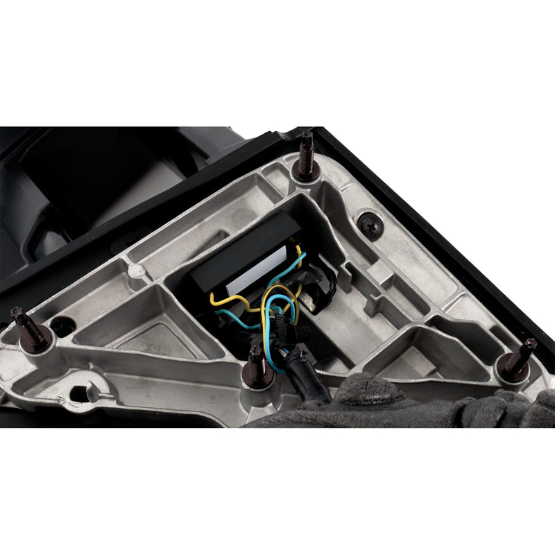 Passenger Side Mirror, Power, Manual Folding, Heated, Chrome, With Signal Light, Spotlight and Marker Lamp, W/o Blind Spot Detection, Memory, Auto-Dimming and Puddle Light | GM1321512