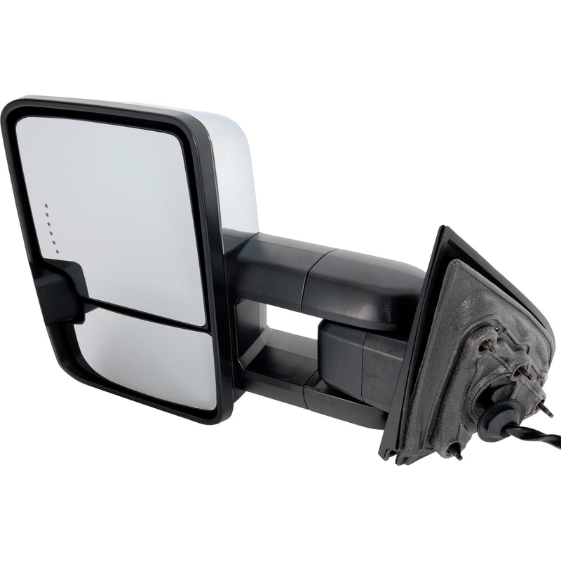 Driver Side Mirror Power Power Folding Heated Chrome With Memory Spotlight W/o Blind Spot Detection Auto-Dimming and Puddle Light | GM1320514