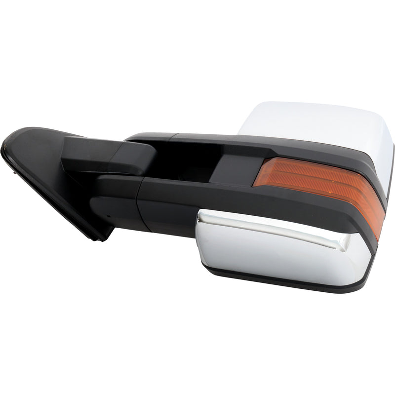 Driver Side Mirror Power Power Folding Heated Chrome With Memory Spotlight W/o Blind Spot Detection Auto-Dimming and Puddle Light | GM1320514