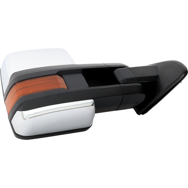 Passenger Side Mirror, Power Folding, Heated, Chrome, With Memory, Spotlight, W/o Blind Spot Detection, Auto-Dimming and Puddle Light | GM1321514