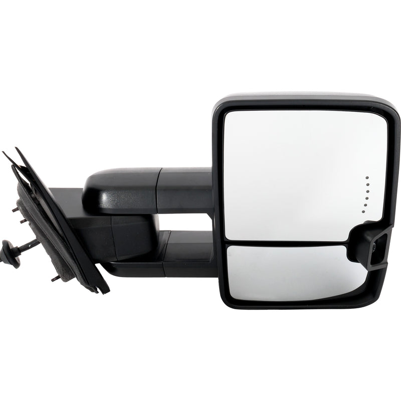 TOWING MIRROR Passenger Power Manual Folding Heated Textured Black w/o BSD Memory Auto-Dimming and Puddle Light w/ Spotlight OAT Sensor and Marke | GM1321516