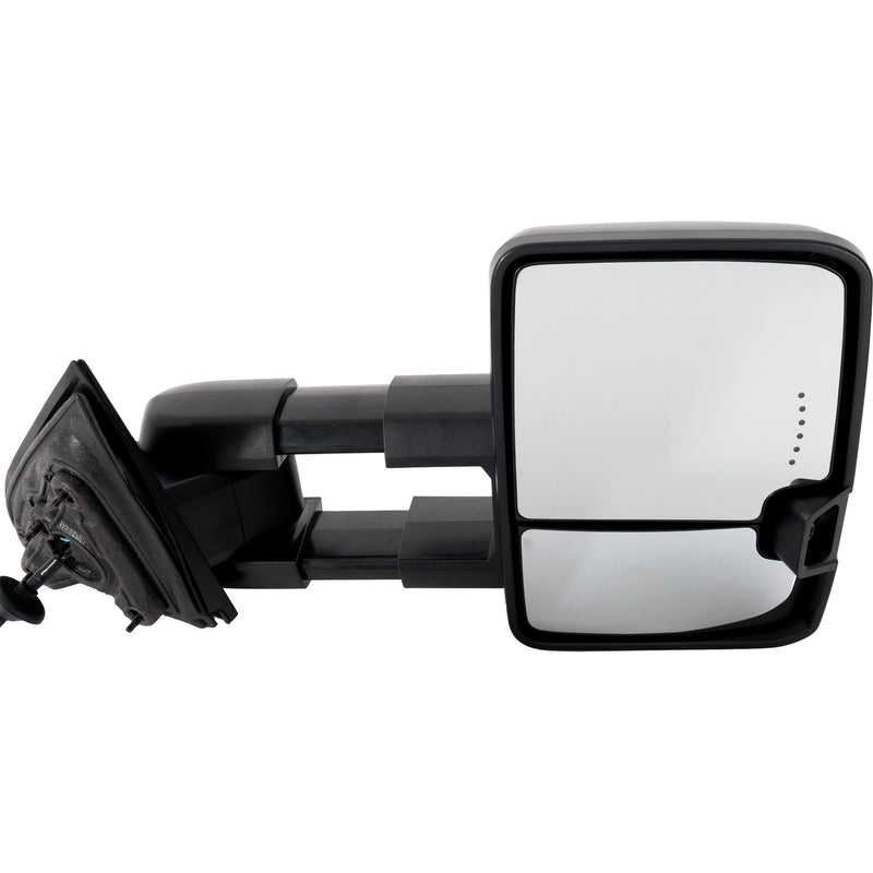 TOWING MIRROR Passenger Power Manual Folding Heated Textured Black w/o BSD Memory Auto-Dimming and Puddle Light w/ Spotlight OAT Sensor and Marke | GM1321516