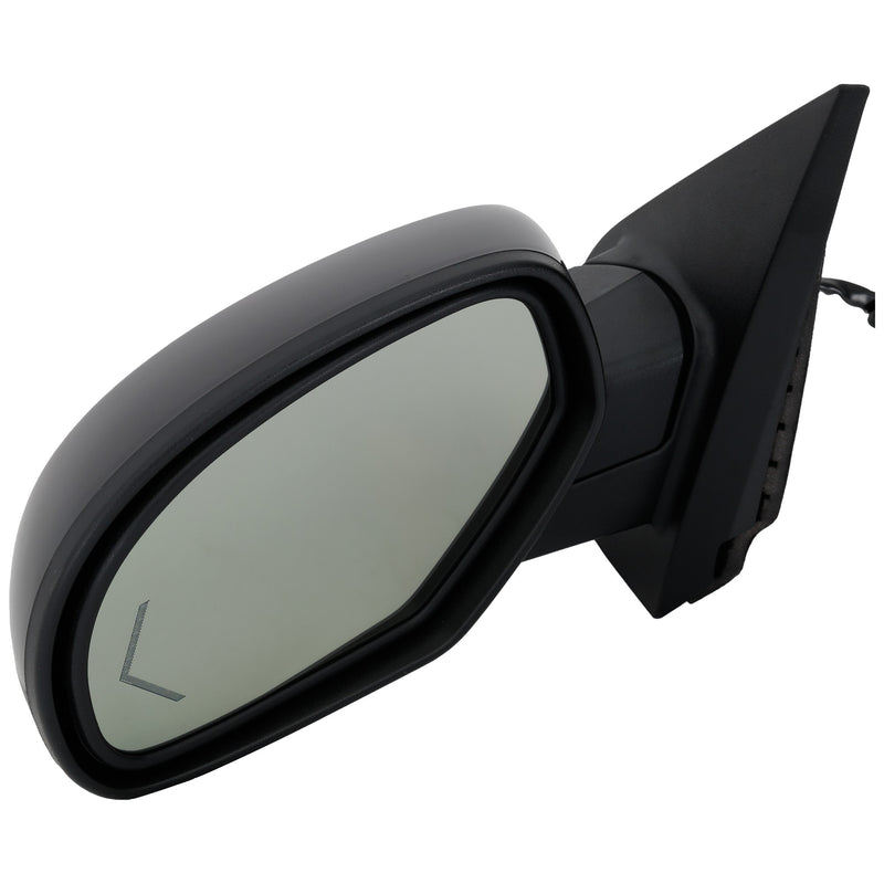Driver Side Mirror Power Power Folding Heated With 1 Chrome and 1 Paintable Cap In-glass Signal Light With memory W/o Puddle Light With Auto-Dimming W/o Blind Spot Feature | GM1320339