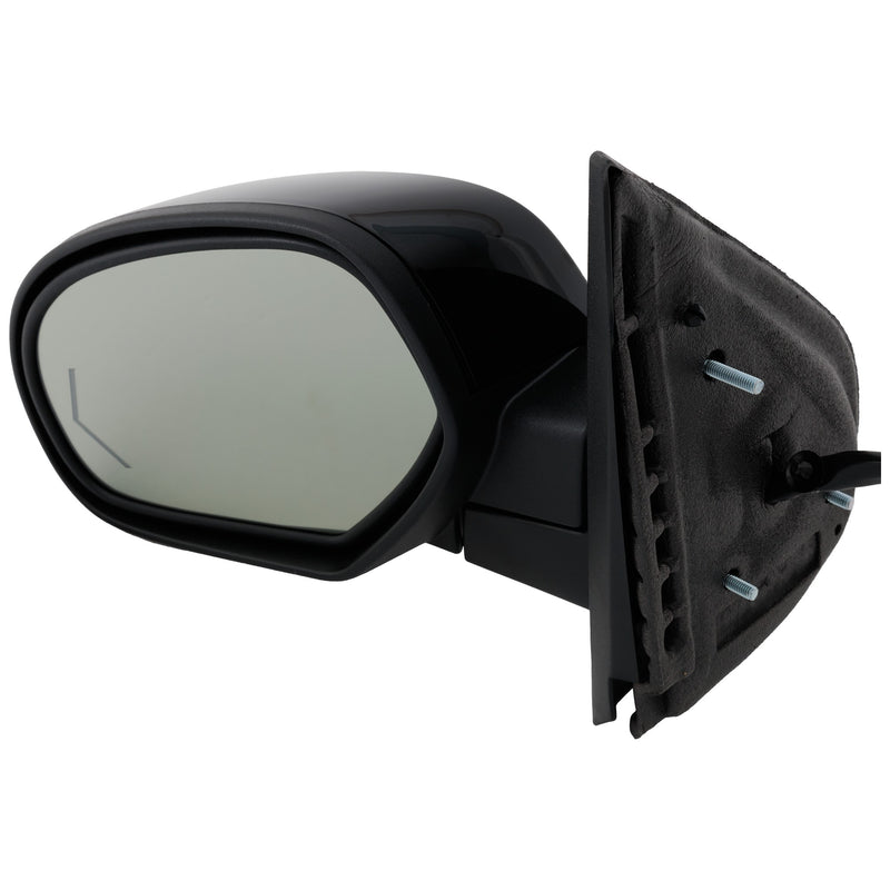 Driver Side Mirror Power Power Folding Heated With 1 Chrome and 1 Paintable Cap In-glass Signal Light With memory W/o Puddle Light With Auto-Dimming W/o Blind Spot Feature | GM1320339