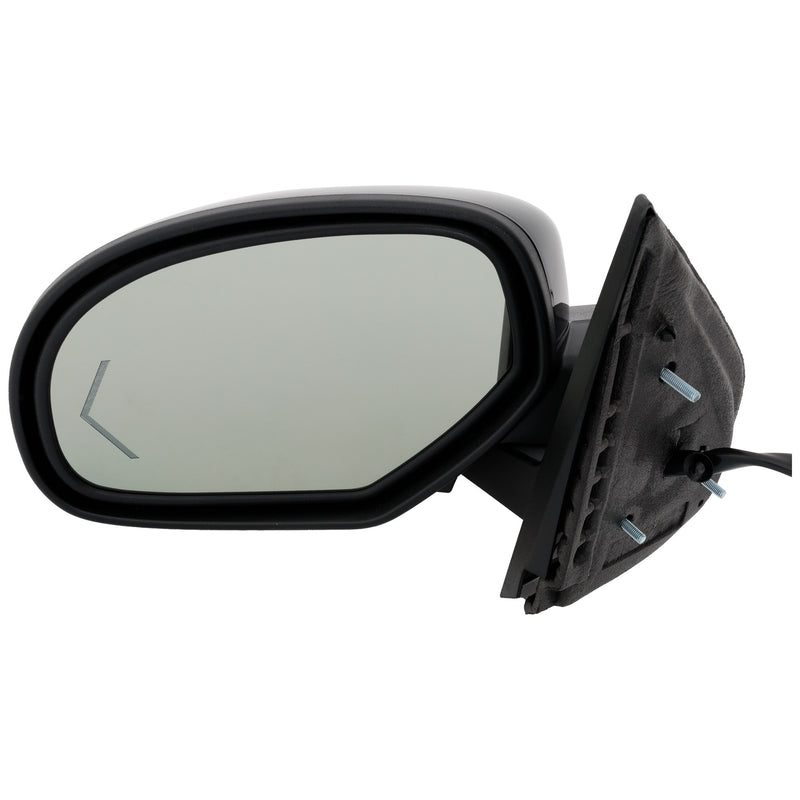 Driver Side Mirror Power Power Folding Heated With 1 Chrome and 1 Paintable Cap In-glass Signal Light With memory W/o Puddle Light With Auto-Dimming W/o Blind Spot Feature | GM1320339