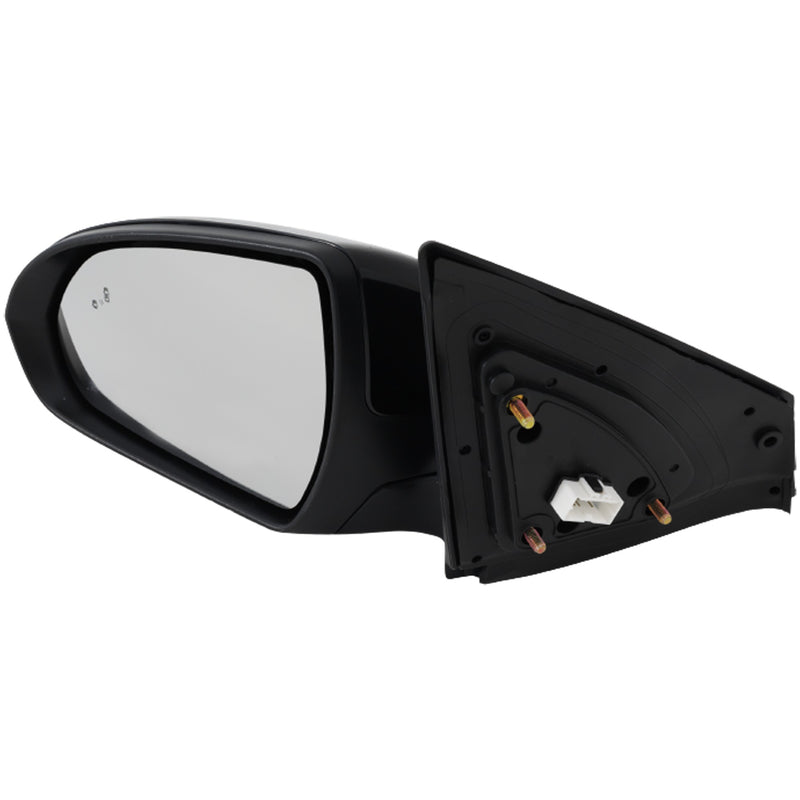 Driver Side Mirror Power Manual Folding Heated Paintable In-housing Signal Light W/o memory W/o Puddle Light W/o Auto-Dimming With Blind Spot Detection USA Built Vehicle | HY1320252