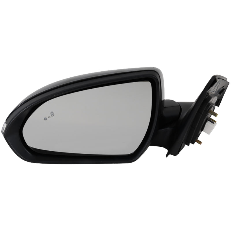 Driver Side Mirror Power Manual Folding Heated Paintable In-housing Signal Light W/o memory W/o Puddle Light W/o Auto-Dimming With Blind Spot Detection USA Built Vehicle | HY1320252