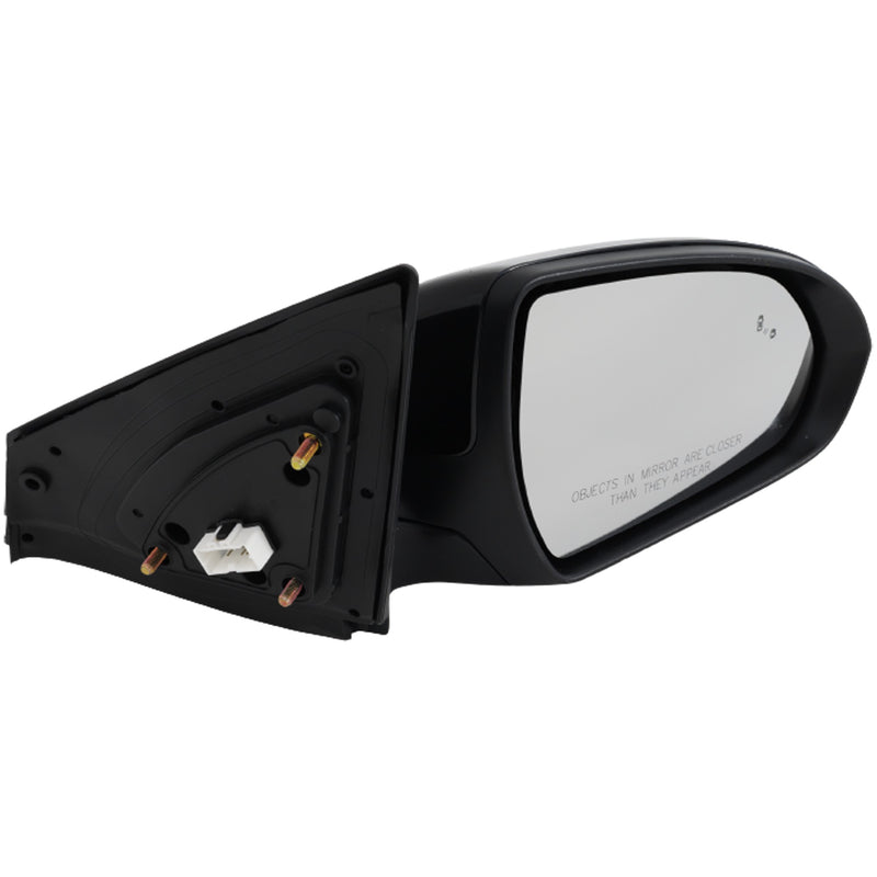 Passenger Side Mirror, Power, Manual Folding, Heated, Paintable, In-housing Signal Light, W/o memory, W/o Puddle Light, W/o Auto-Dimming, With Blind Spot Detection | HY1321252