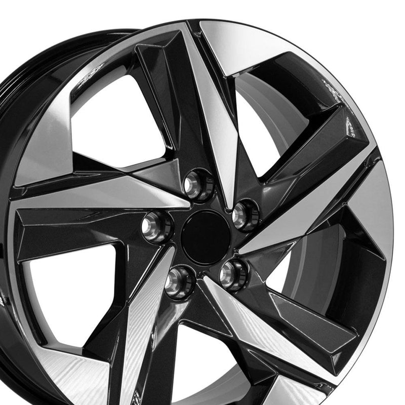 Wheel 17in Replica HY12 fits Hyundai 17x7 Gloss Black