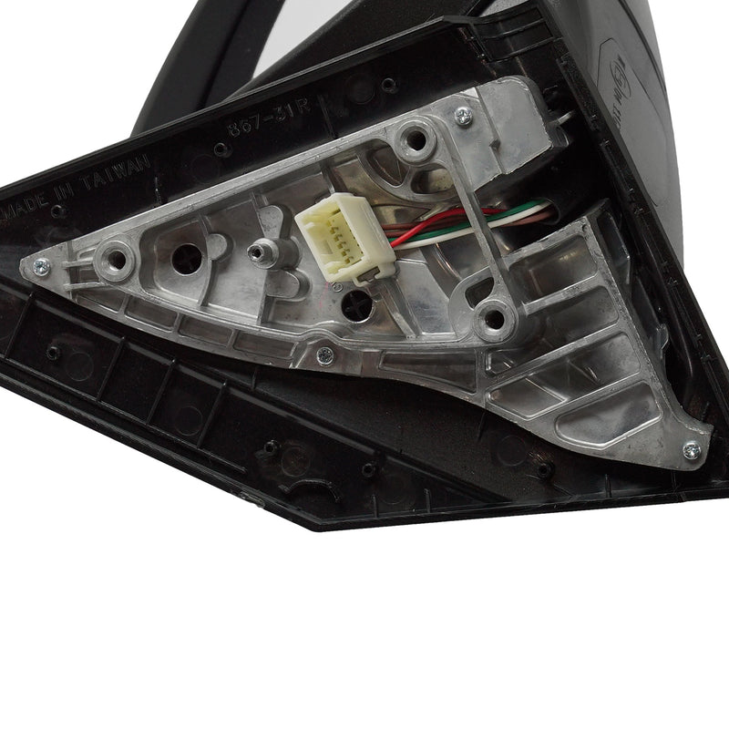 Passenger Side Mirror, Power, Manual Folding, | HY1321246