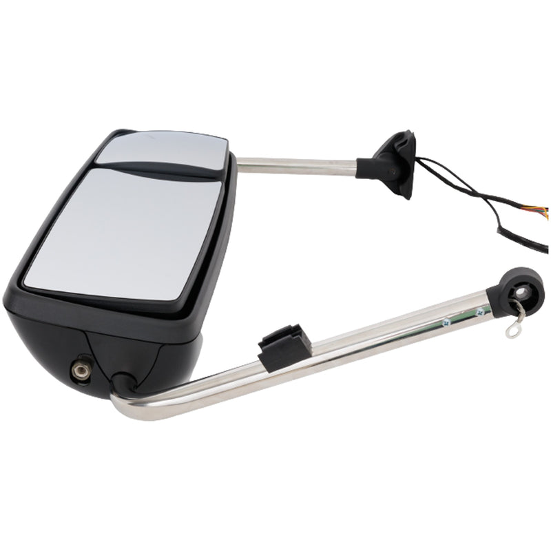 Passenger Side Mirror, Power, Heated, Paintable, With Signal Light